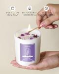 Aromatherapy Scented Candles with Crystals - 40oz