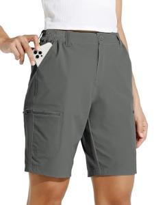 Willit Women's 10" Quick-Dry Cargo Shorts