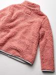 Mauve Sherpa Fleece Full-Zip Jacket for Girls
