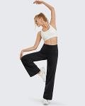 Wide Leg Yoga Pants with Pockets for Women