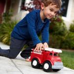 Eco-Friendly Fire Truck Toy for Kids' Play