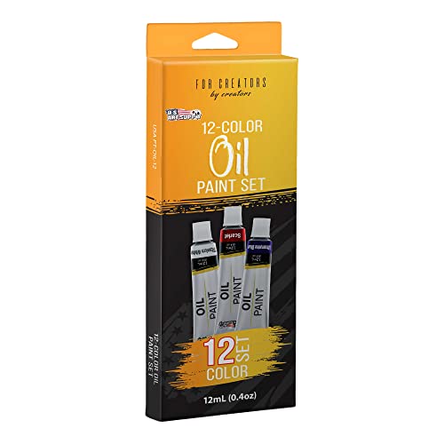 Professional 12-color Oil Paint Set for Artists