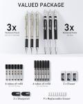 Nicpro 6PCS Mechanical Pencils & Lead Set