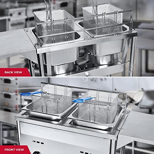 KEEKR Outdoor Propane Deep Fryer with Two Baskets
