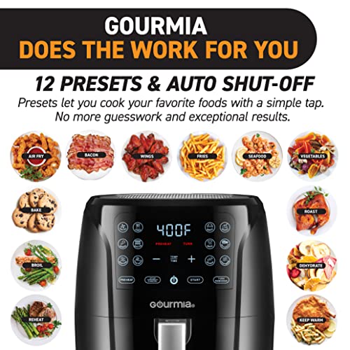 Gourmia Air Fryer Oven XL 12-in-1 Digital Display