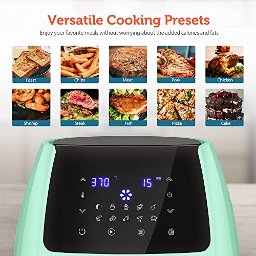 Ultrean Large Family-Size Air Fryer, 5.8 Quart