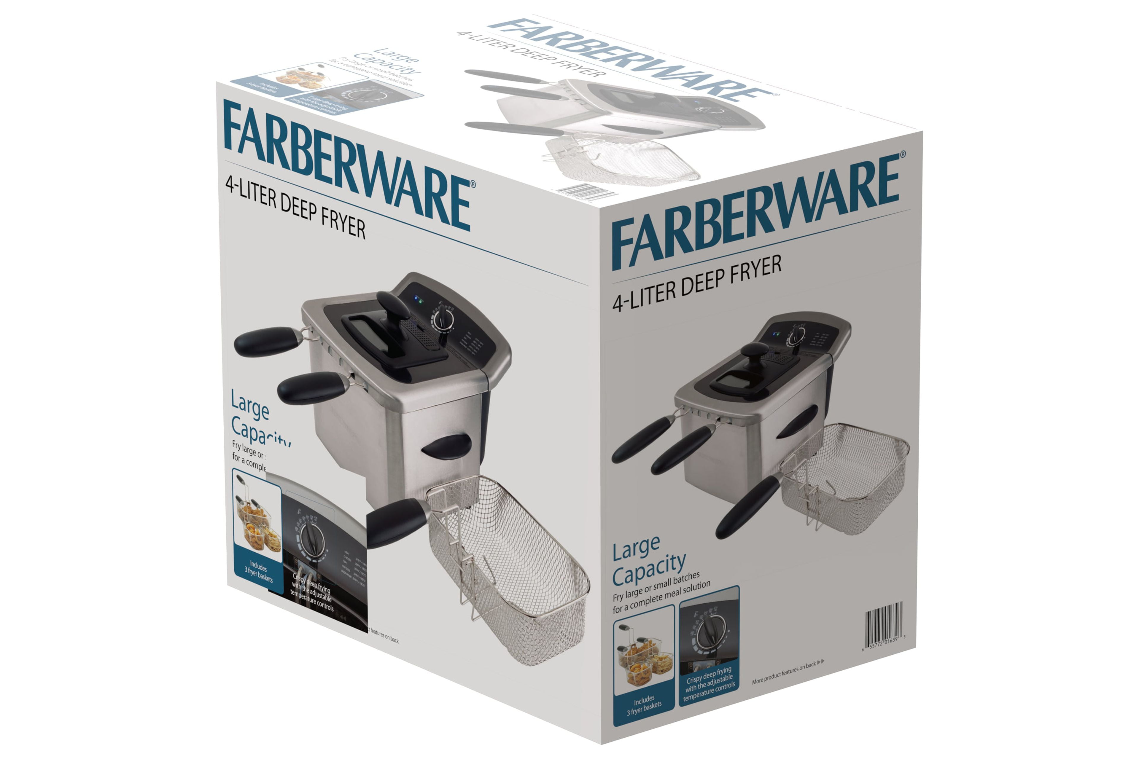 Farberware 4L Stainless Steel Electric Fryer