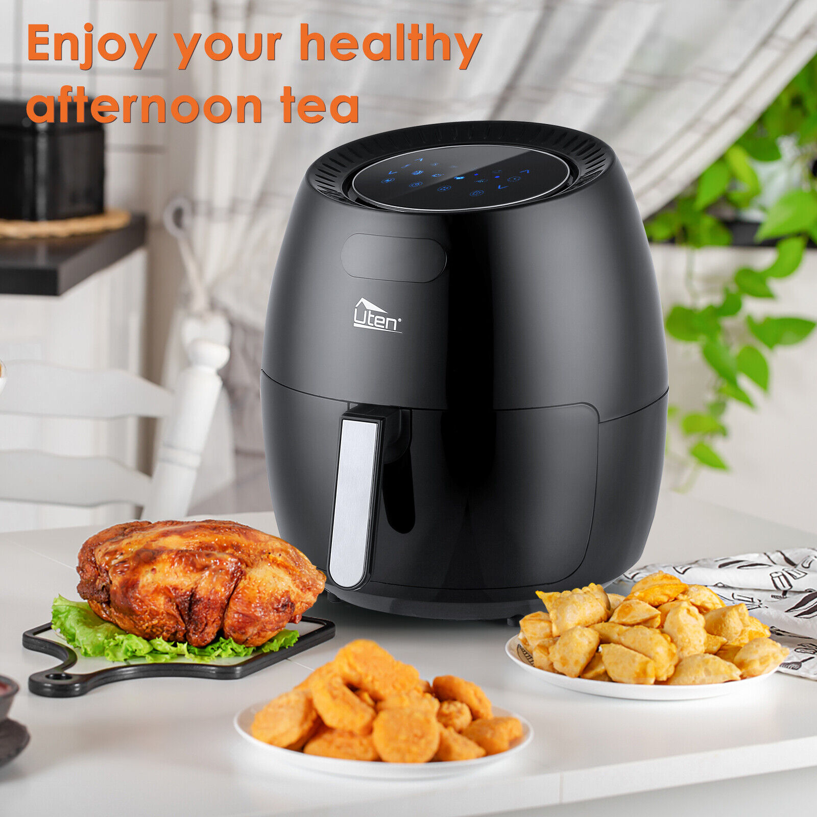 UTEN Air Fryer - Healthy, 6.9QT w/ Temperature & Timer