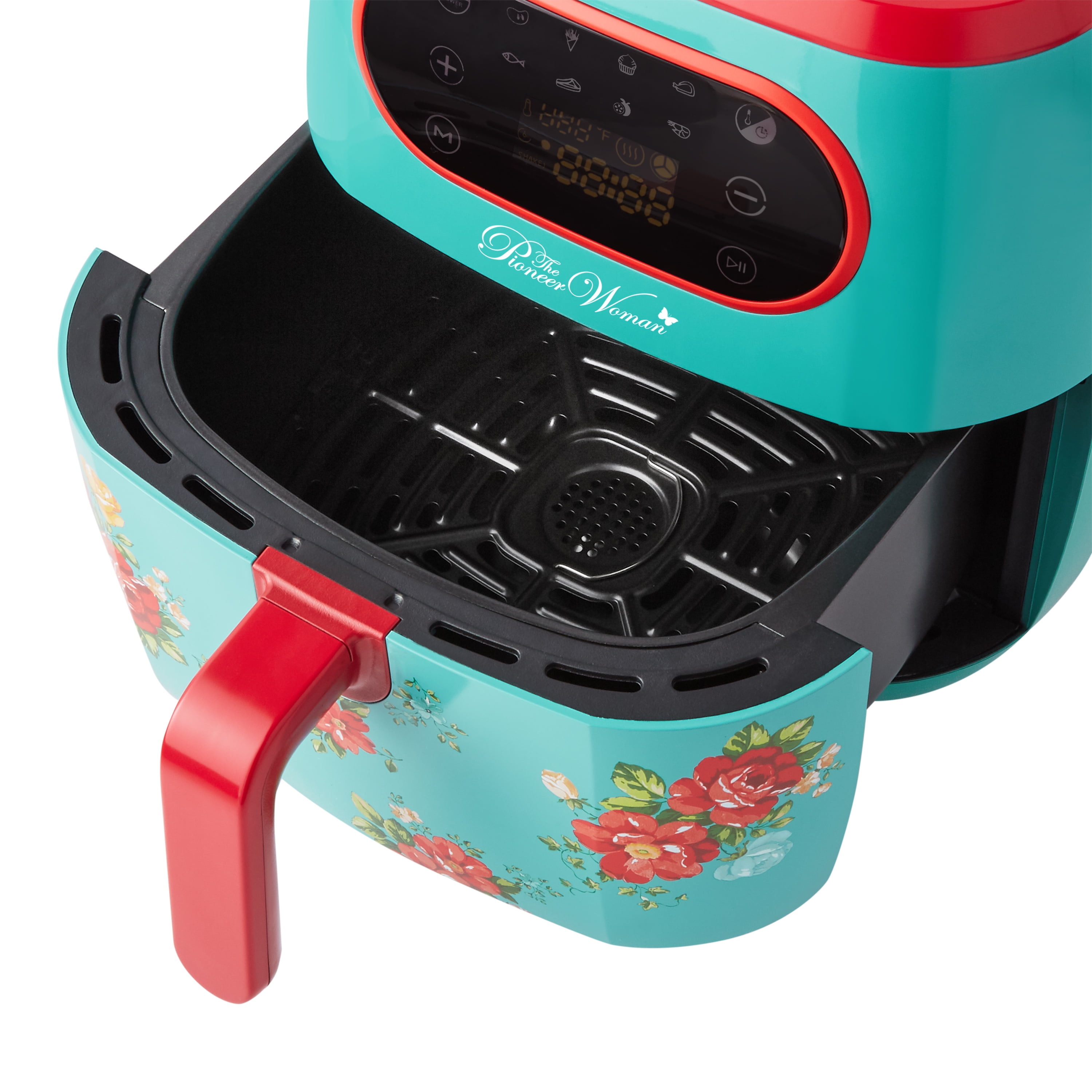 Pioneer Woman Vintage Floral Air Fryer, 6.3 Quart