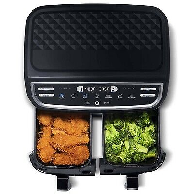 9-Qt Air Fryer: Dual Basket, 7 Functions