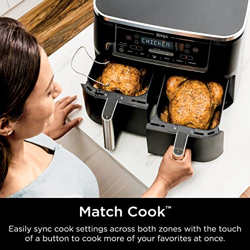 Ninja DZ550 Foodi 10 Quart DualZone Smart XL Air Fryer