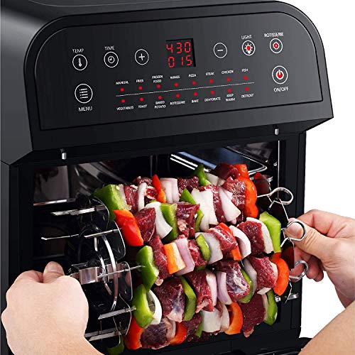 GoWISE Deluxe Electric Air Fryer Oven with Rotisserie