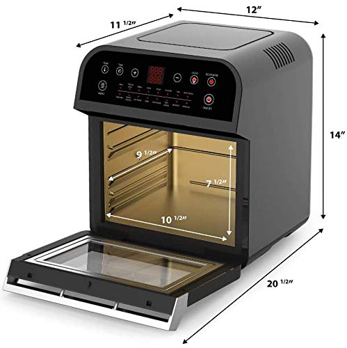 GoWISE Deluxe Electric Air Fryer Oven with Rotisserie
