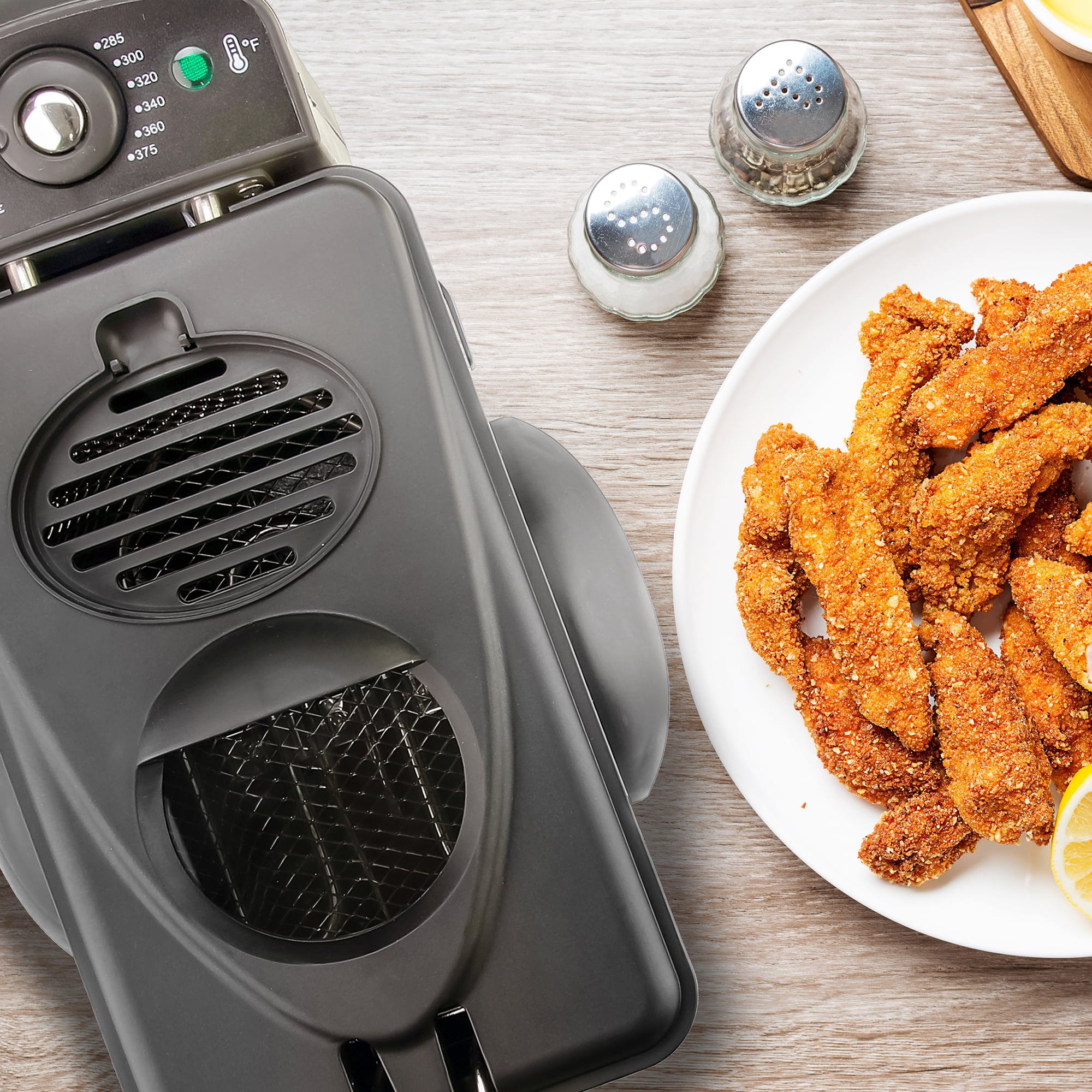 OVENTE 2L Electric Deep Fryer with Lid