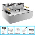 Swinod Deep Fryer with Strainer Basket