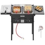 Outdoor Propane Double Burner Deep Fryer