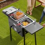 Outdoor Propane Double Burner Deep Fryer