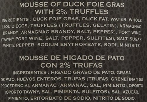 Duck Foie Gras Mousse with Truffle, 11.2 Oz