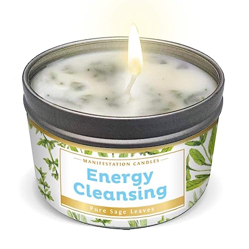 Pure Sage Candle for Manifestation and Cleansing