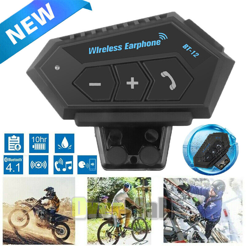 Bluetooth Motorcycle Helmet Headset with Noise Cancellation