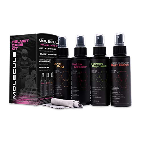 Molecule Matte Helmet Care Kit - Anti-fog & Detailer