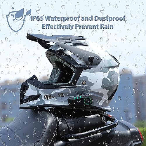 FreedConn KY Bluetooth Motorcycle Helmet Headset