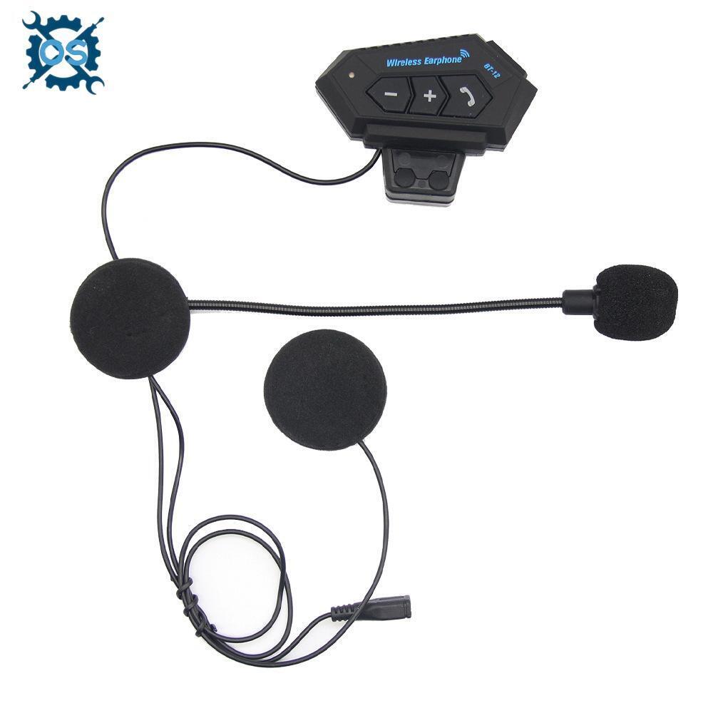 Wireless Bluetooth Motorcycle Helmet Headset BT-12