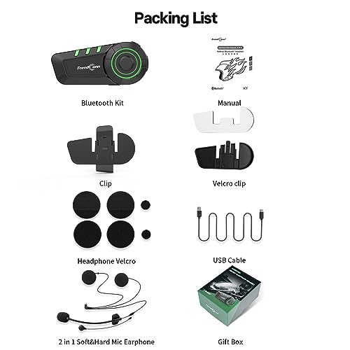 FreedConn KY Bluetooth Motorcycle Helmet Headset