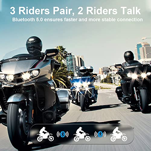 FreedConn T-COMVB Bluetooth Motorcycle Helmet Headset