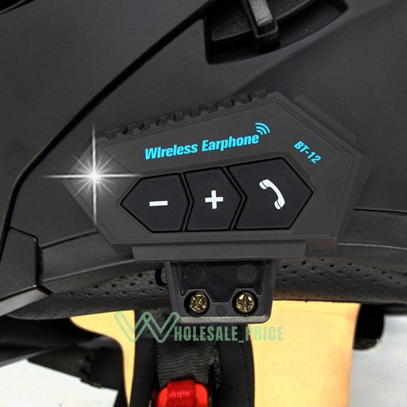 Wireless Bluetooth Motorcycle Helmet Headset with Speaker