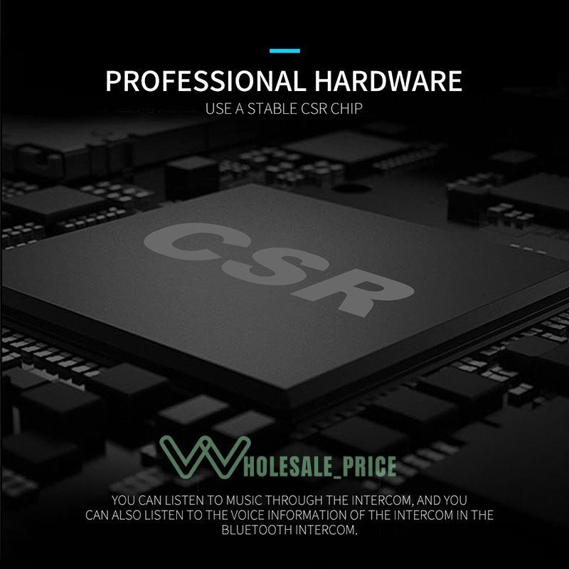 Wireless Bluetooth Motorcycle Helmet Headset with Speaker