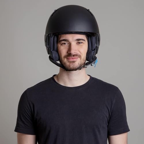 Westt Rover Jet Open-Face Motorcycle Helmet - Black