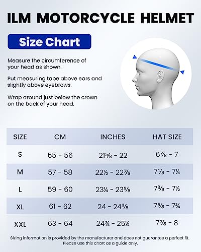 ILM Dual Sport Adventure Motorcycle Helmet - Matte Black