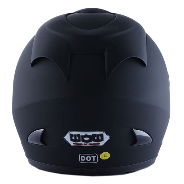 Full Face Matt Black Motorcycle Helmet HJM A110