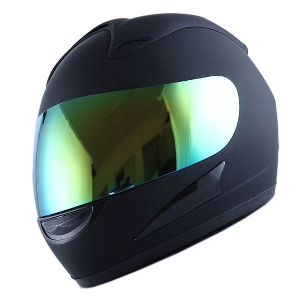 Full Face Matt Black Motorcycle Helmet HJM A110