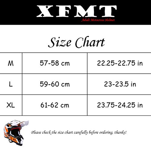 XFMT Adult Motorcycle Flip Up Full Face Helmet