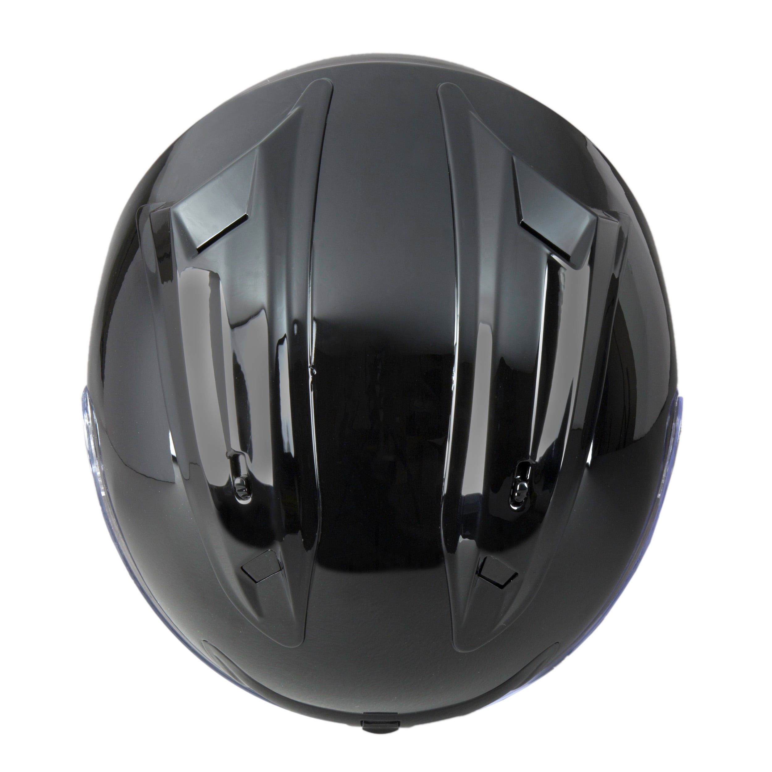 Glossy Black X-Large Full-Face Motorcycle Helmet