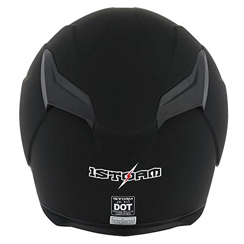 1STorm Skull King Matte Black Full Face Helmet