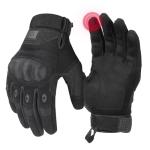 KEMIMOTO Touchscreen Tactical Motorcycle Gloves - Black