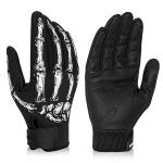 Warm Skeleton Winter Motorcycle Gloves with Touchscreen