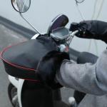 Waterproof Motorcycle Handlebar Gloves with Reflective Strip