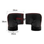 Waterproof Motorcycle Handlebar Gloves with Reflective Strip