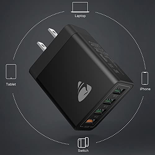 Aioneus 40W 4-Port Fast USB Wall Charger