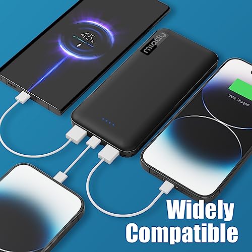 Miady 10,000mAh Dual USB Fast Charging Power Bank