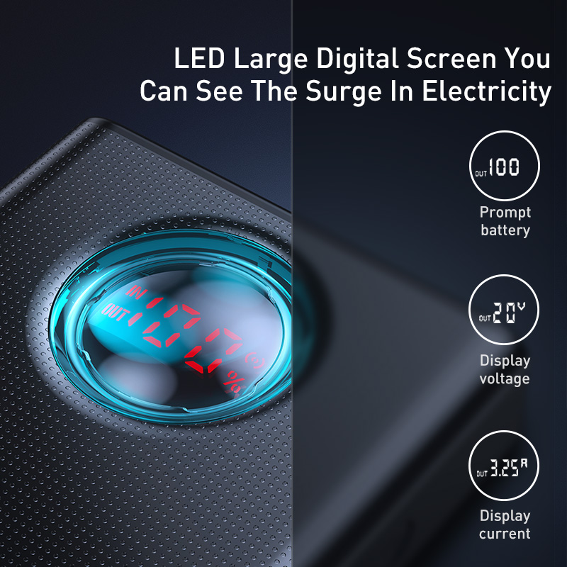 Baseus 65W 30000mAh Portable Power Bank Charger