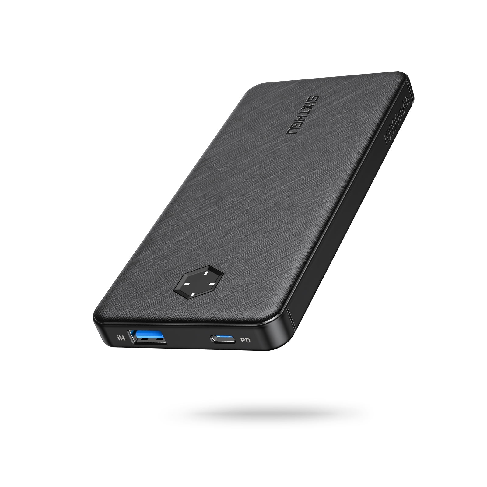 10k mAh USB-C Power Bank for iPhone/Samsung