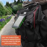 Waterproof Solar Power Bank for Phones: 50000mah Dual-USB