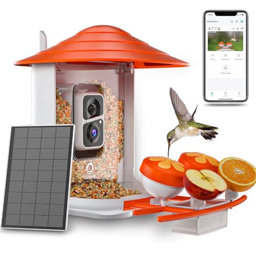 Smart Bird Feeder with Camera and Solar Power