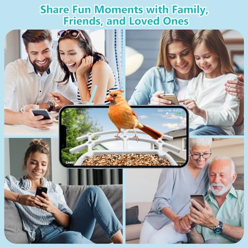 Solar-Powered Bird Feeder with Camera and Notifications