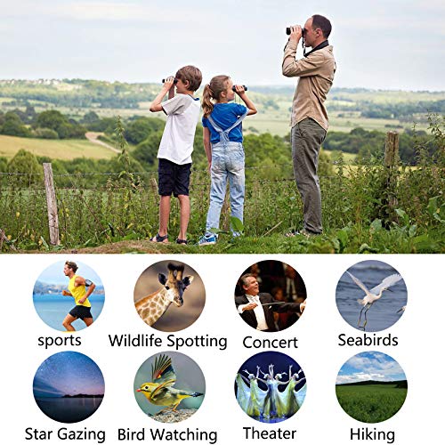 POLDR 12X25 Compact Binoculars for Bird Watching